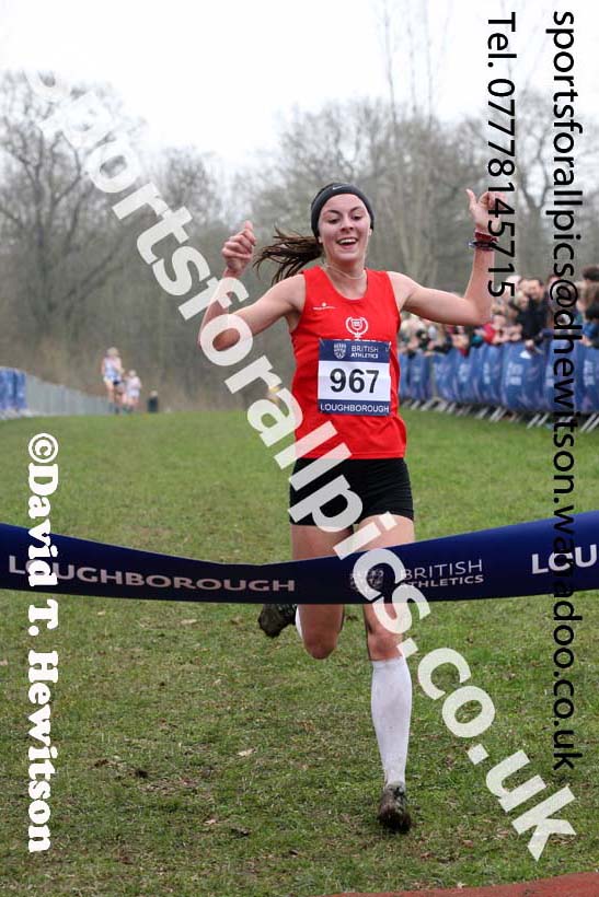 Senior womens Inter Counties Cross Country, Prestwold Hall, Loughborough. Photo: David T. Hewitson/Sports for All Pics